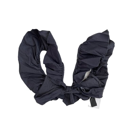 Zara Charcoal Ruffle Bikini Set - Picture 4 of 6